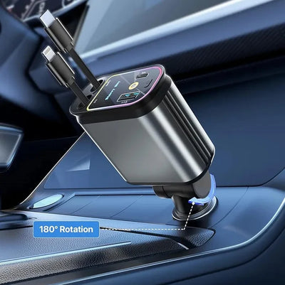 4iN1 Super Fast USB-A USB-C Car Phone Charger
