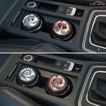Car Ashtray With Multi Led Light Mini Portable Stainless Steel N18 Model